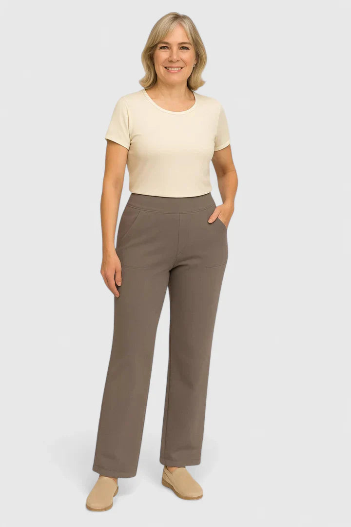Pantalon de détente femme élastique confortable