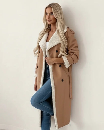 Manteau Hiver Femme Sherpa Longue Doudoune - BerlinGlamour