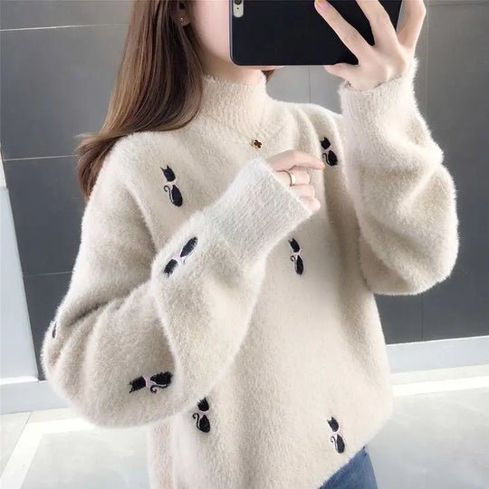 Pull Col Roulé Femme Douillet et Confortable - PanierRoyale