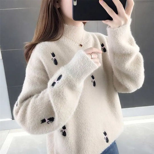 Pull Col Roulé Femme Douillet et Confortable - PanierRoyale