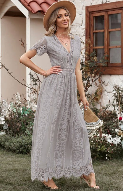 Robe de Mariée Dentelle Blanc Éclairage Féminin