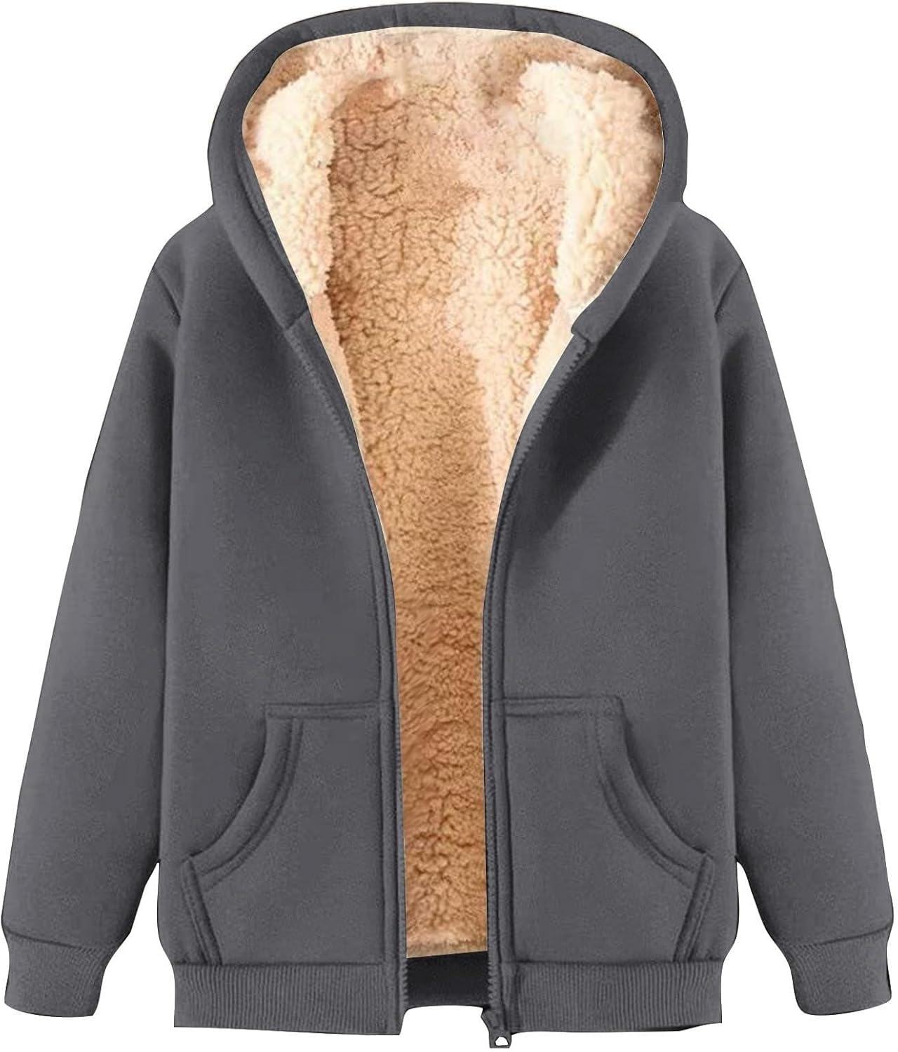 Veste Enfant Hiver Doublée Bleu Marine Chaude