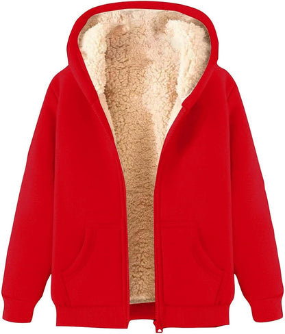 Veste Enfant Hiver Doublée Bleu Marine Chaude