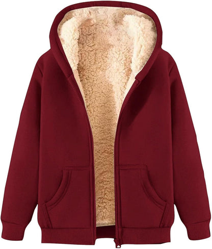 Veste Enfant Hiver Doublée Bleu Marine Chaude