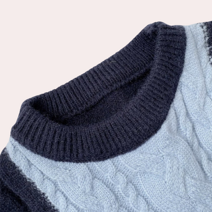 CURTIS - Pull Tricoté Chaud pour Hommes