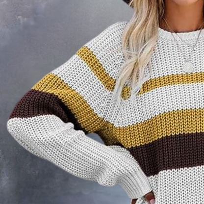 FREDA - Pull tricoté à la mode pour les femmes