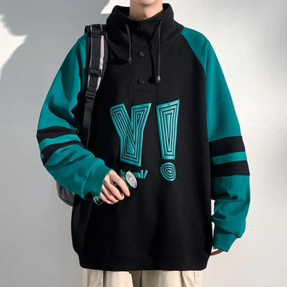 DANILLO - Pull à col montant tendance pour hommes