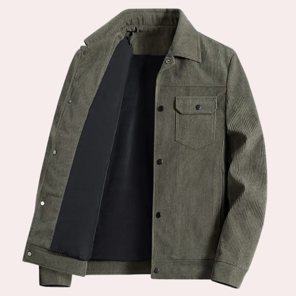 VINCENT - Veste en Velours Côtelé pour Hommes
