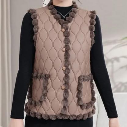 Gilet Femme Mode Hiver Chic