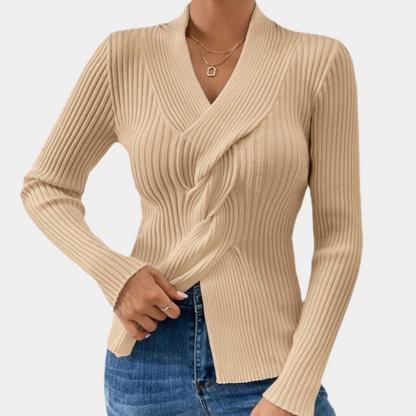 SEREN - Pull tendance à col en V pour femmes