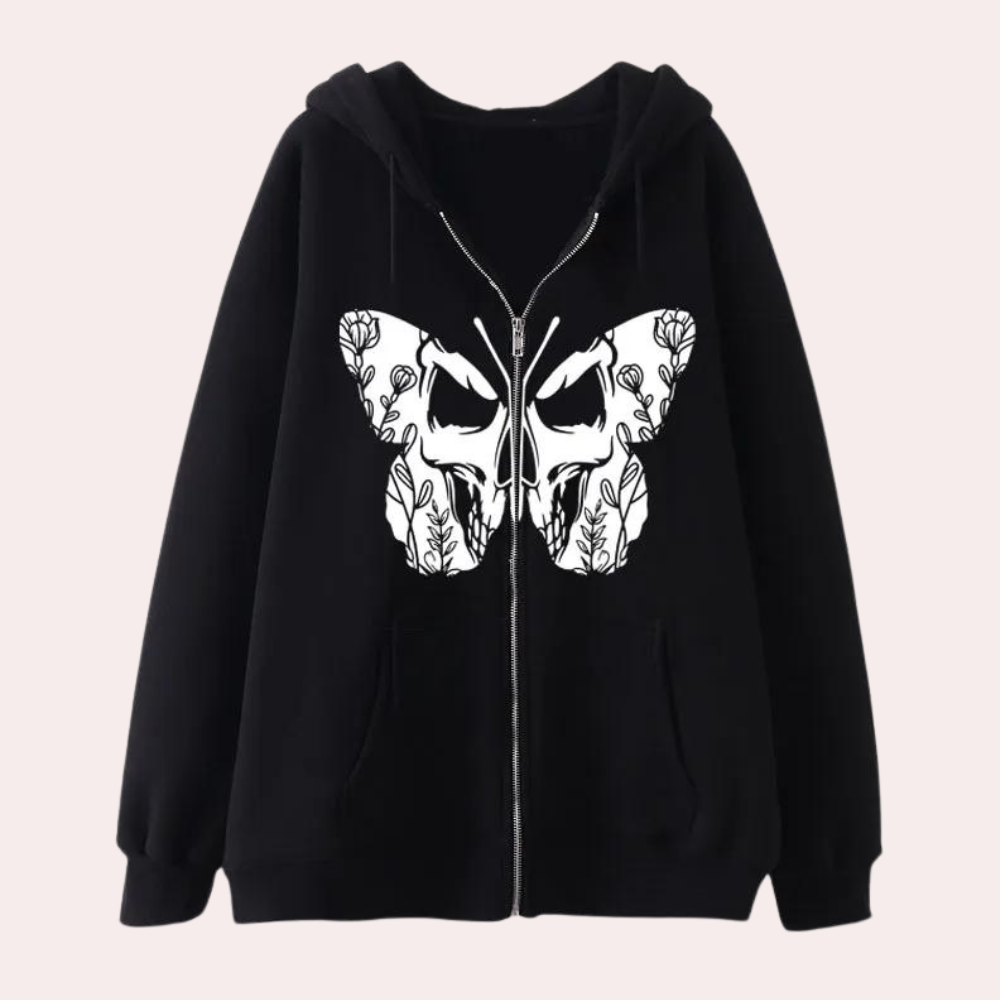 AKAMAI - Sweat à Capuche Zippé Elégant pour Femmes