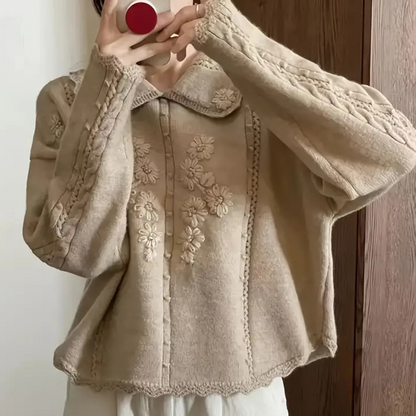 Pull Femme Floral Chic et Élégant - PanierRoyale