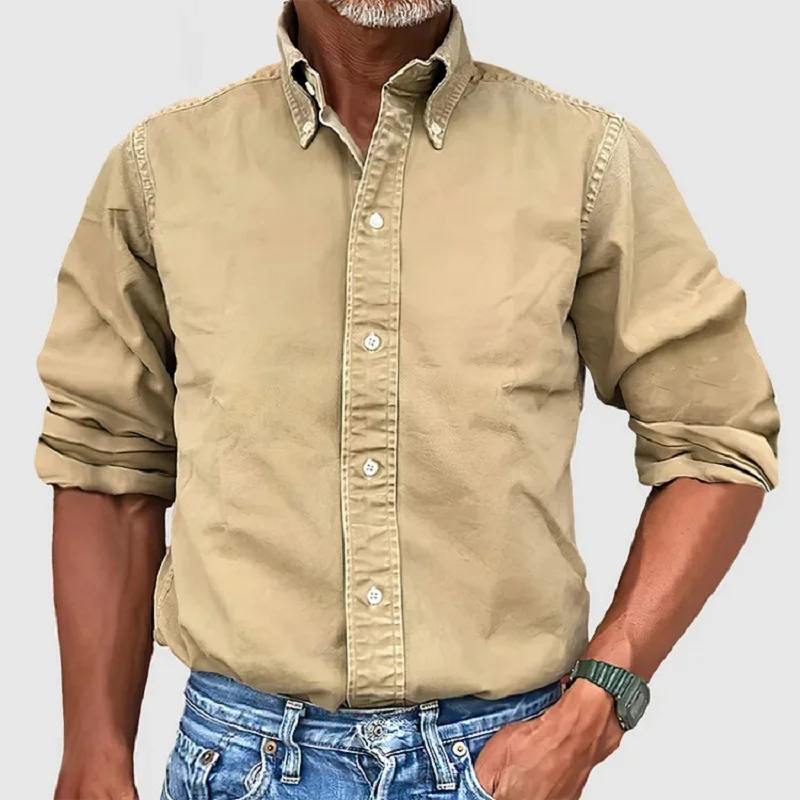 Chemise Homme Classique Manches Longues pour Mariage et Soirée