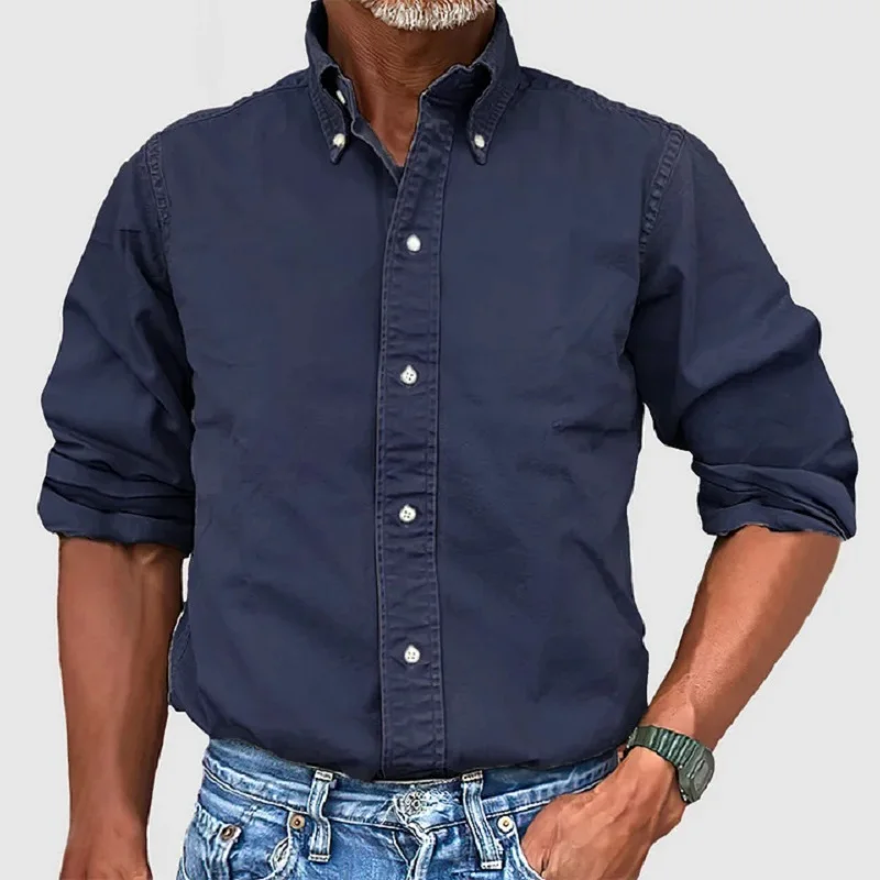 Chemise Homme Classique Manches Longues pour Mariage et Soirée