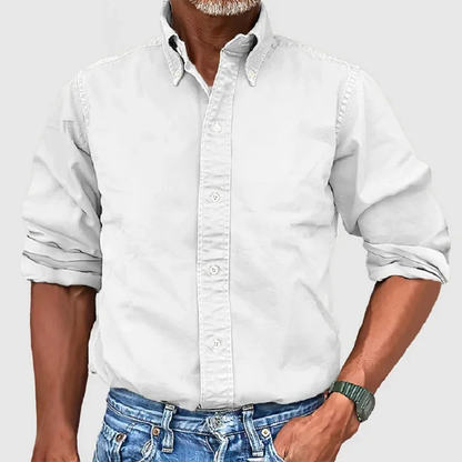 Chemise Homme Classique Manches Longues pour Mariage et Soirée