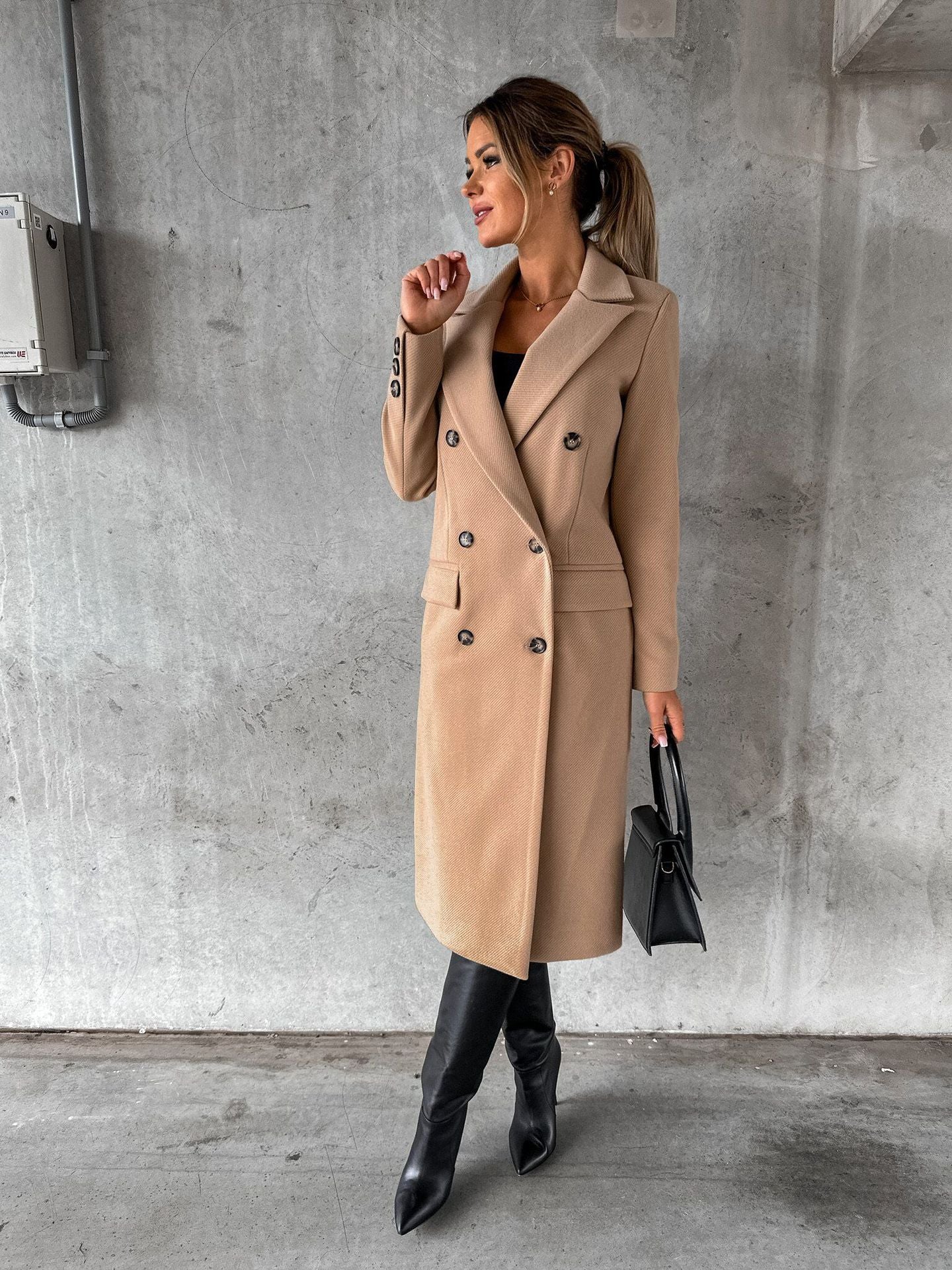 Manteau Femme Hiver Blanc Neige avec Fermeture Éclair