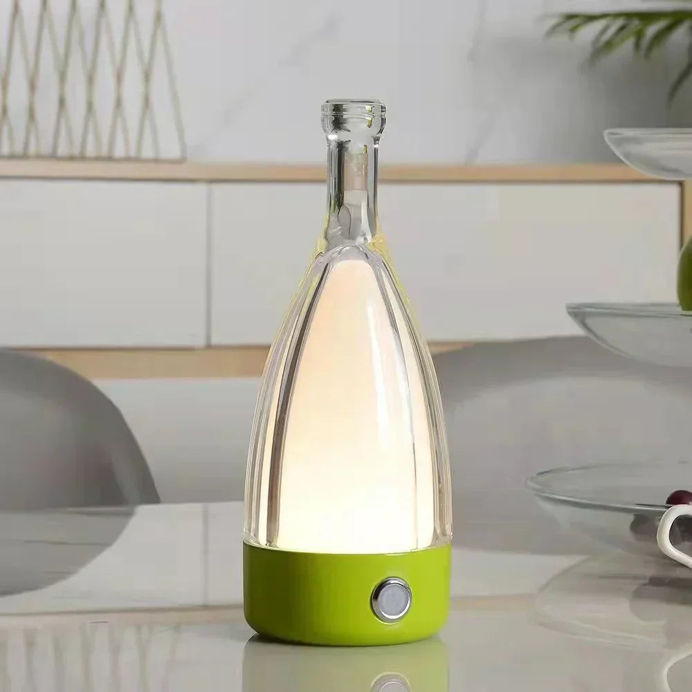 Lampe de Table LED Design Bouteille Réchargeable