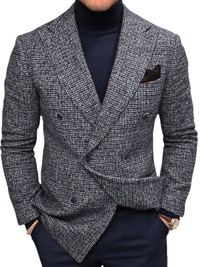 Blazer Homme Slim Fit Manches Longues - PanierRoyale