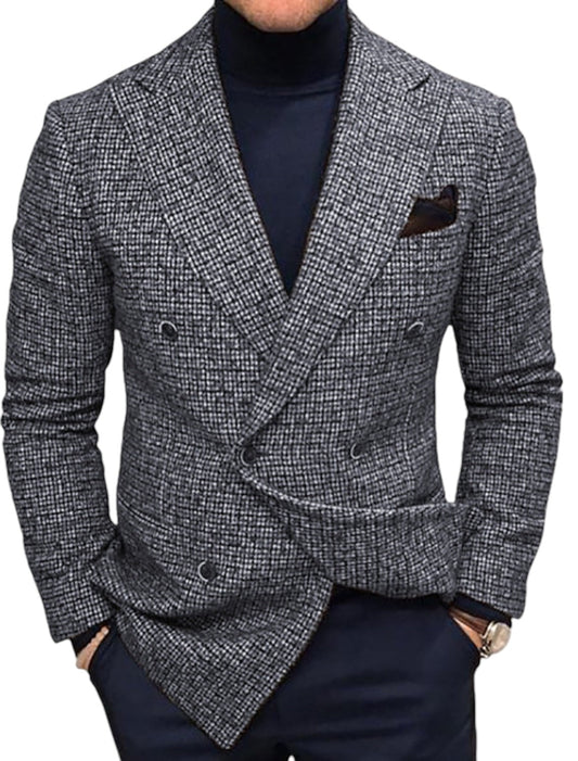 Blazer Homme Slim Fit Manches Longues - PanierRoyale