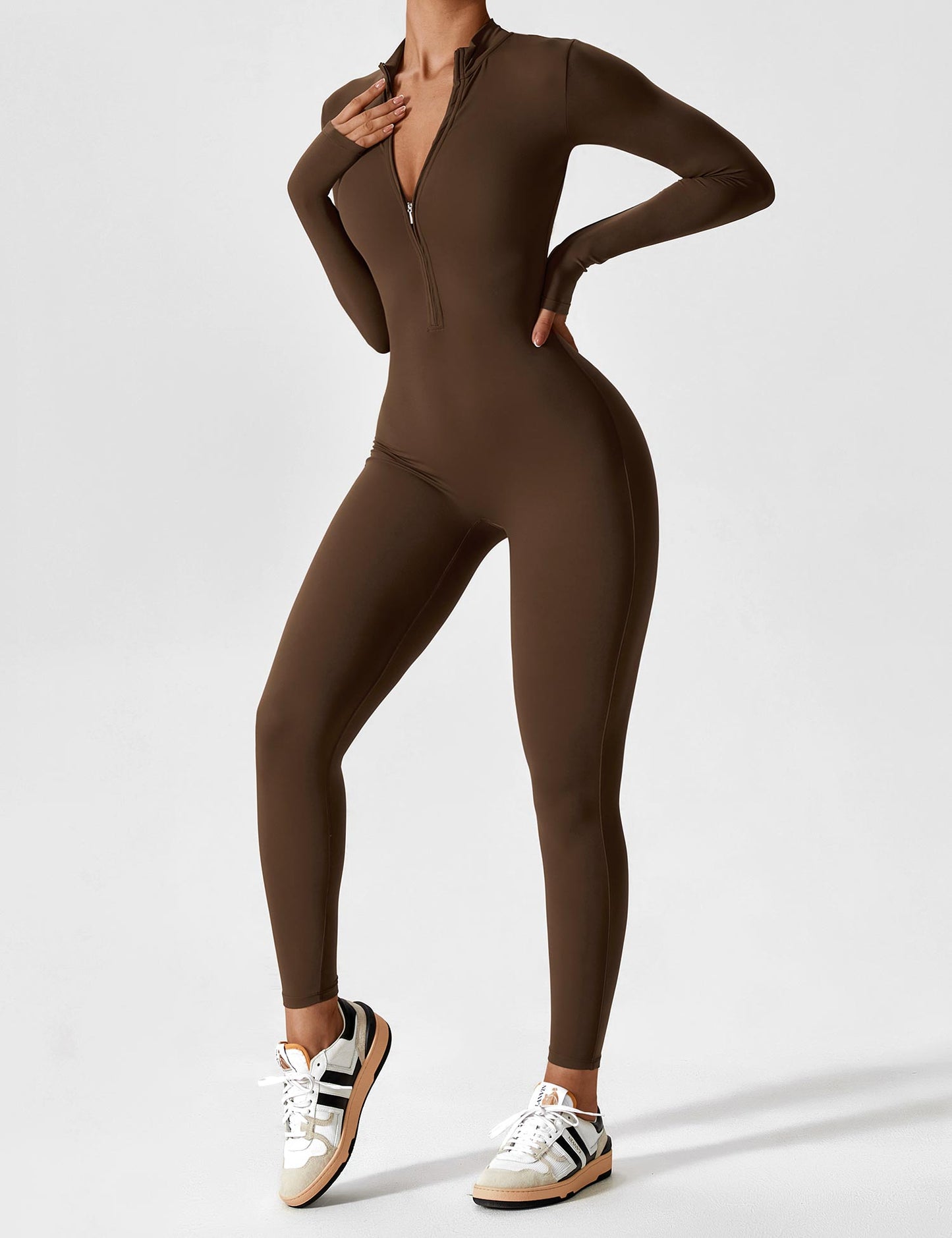 Combinaison Intégrale Zippée sans Couture