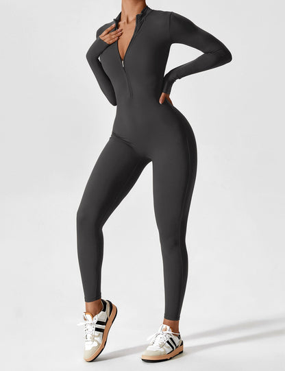 Robe Été Femme Manches Longues Zip Décontractée