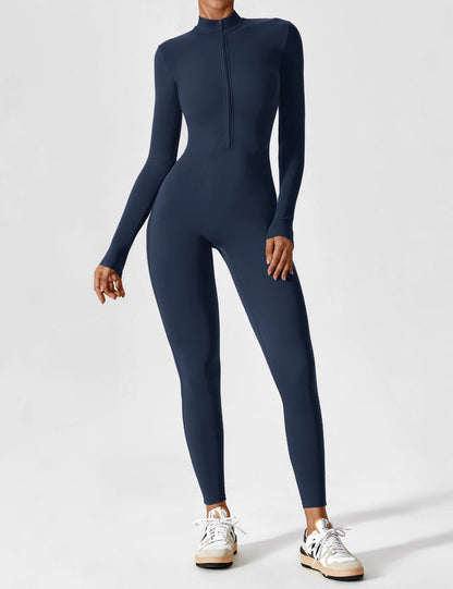 Robe Été Femme Manches Longues Zip Décontractée