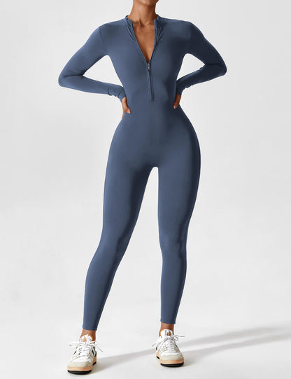 Robe Été Femme Manches Longues Zip Décontractée