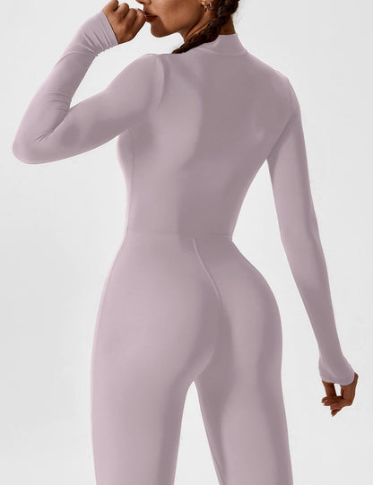 Robe Été Femme Manches Longues Zip Décontractée