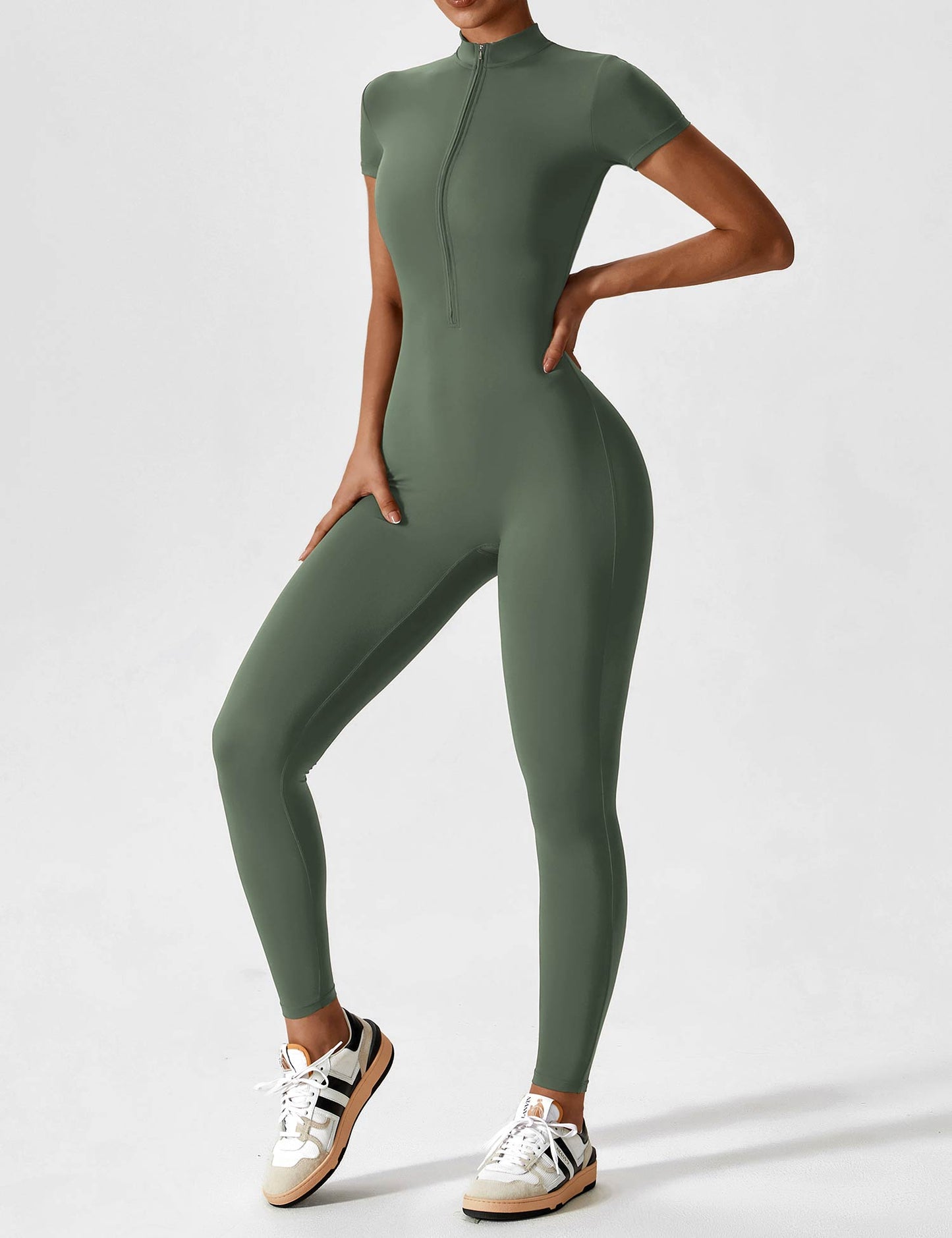 Combinaison Intégrale Zippée sans Couture