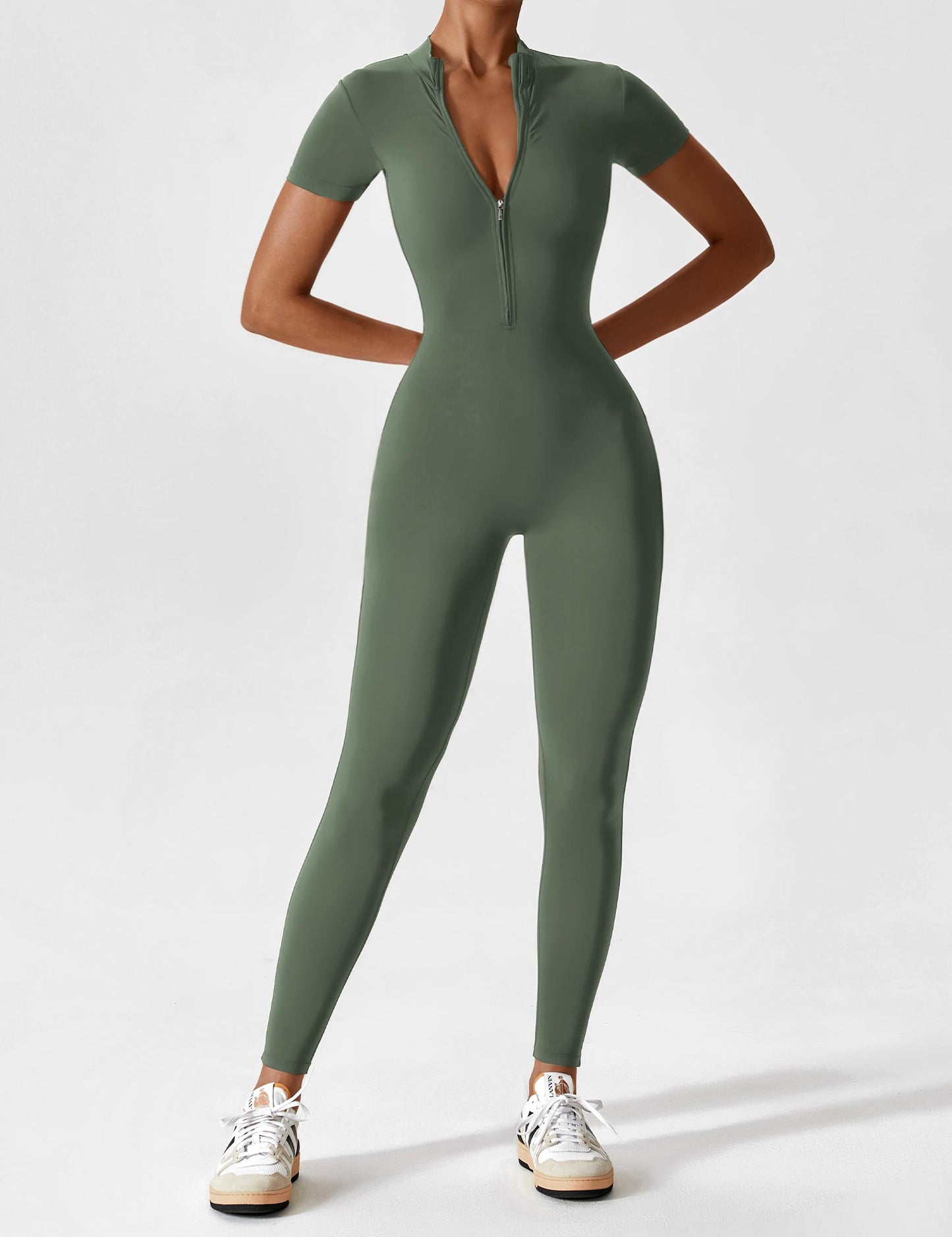 Combinaison Intégrale Zippée sans Couture