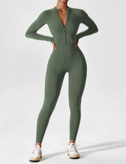 Combinaison Intégrale Zippée sans Couture