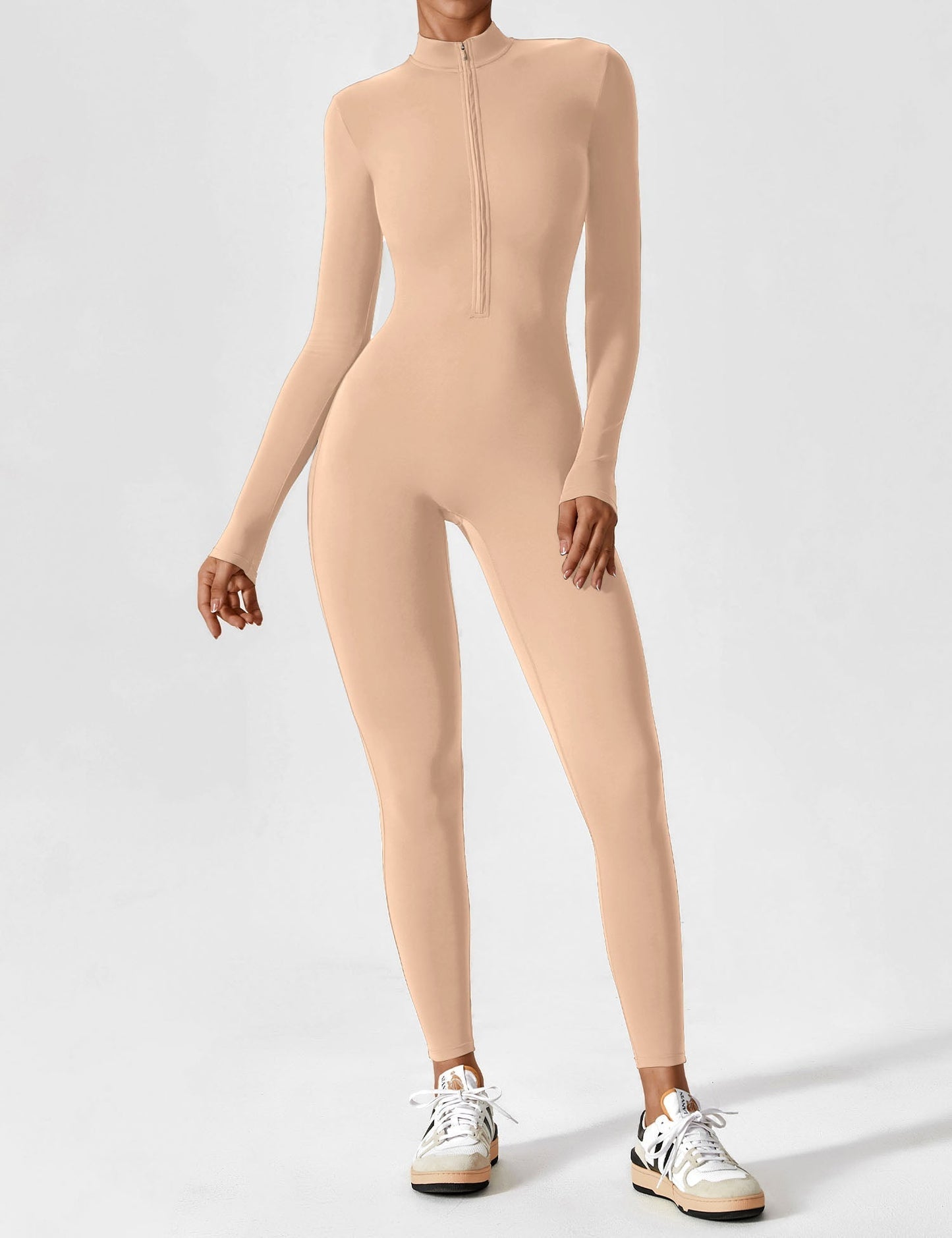 Robe Été Femme Manches Longues Zip Décontractée