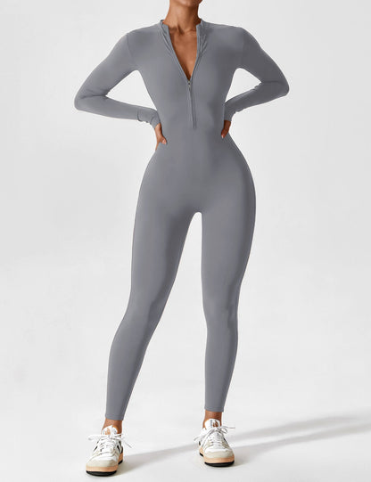 Robe Été Femme Manches Longues Zip Décontractée