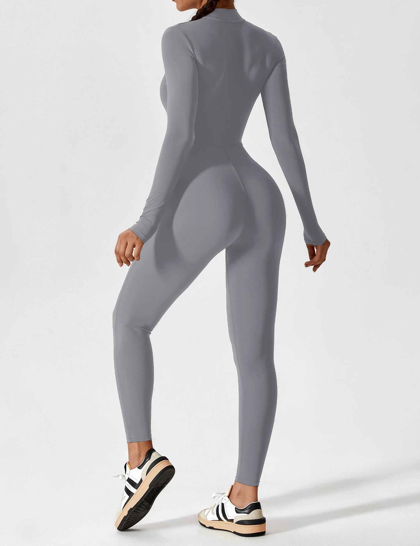 Robe Été Femme Manches Longues Zip Décontractée