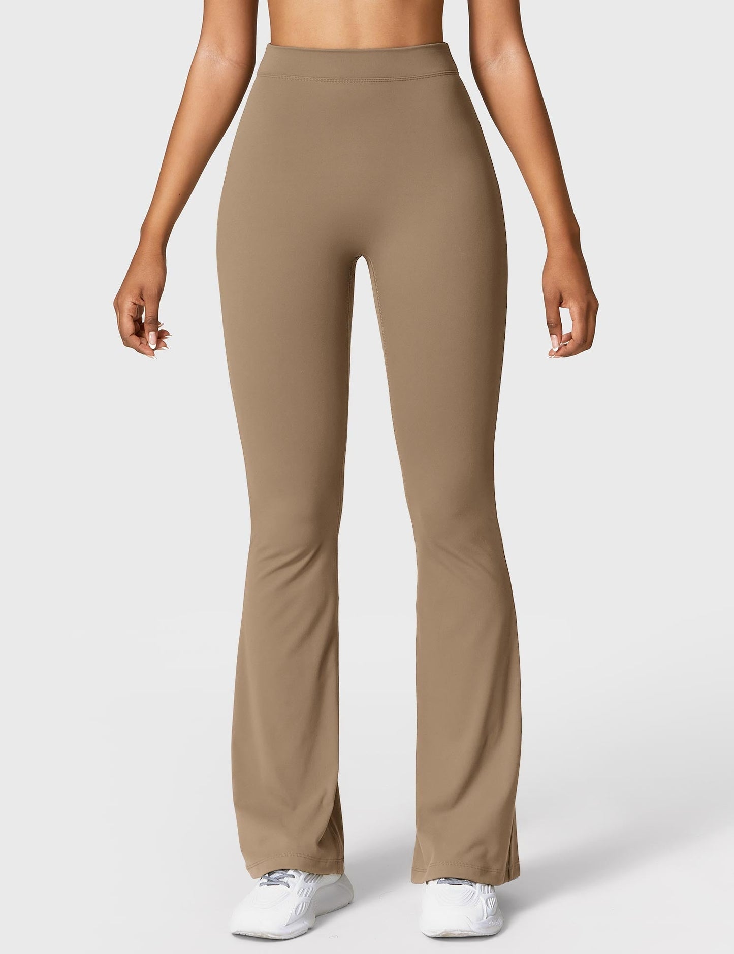 Legging Femme Taille Haute Effet Scrunch Coupe Flare Sculptante