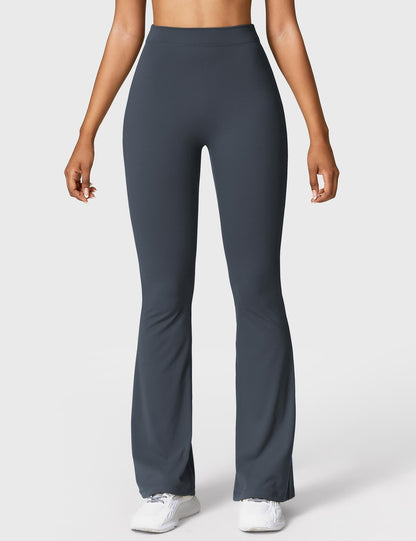 Legging Femme Taille Haute Effet Scrunch Coupe Flare Sculptante