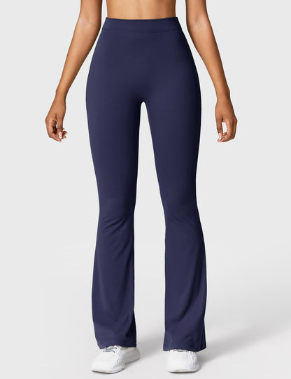 Legging Femme Taille Haute Effet Scrunch Coupe Flare Sculptante
