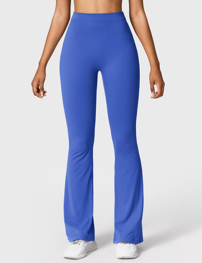 Legging Femme Taille Haute Effet Scrunch Coupe Flare Sculptante