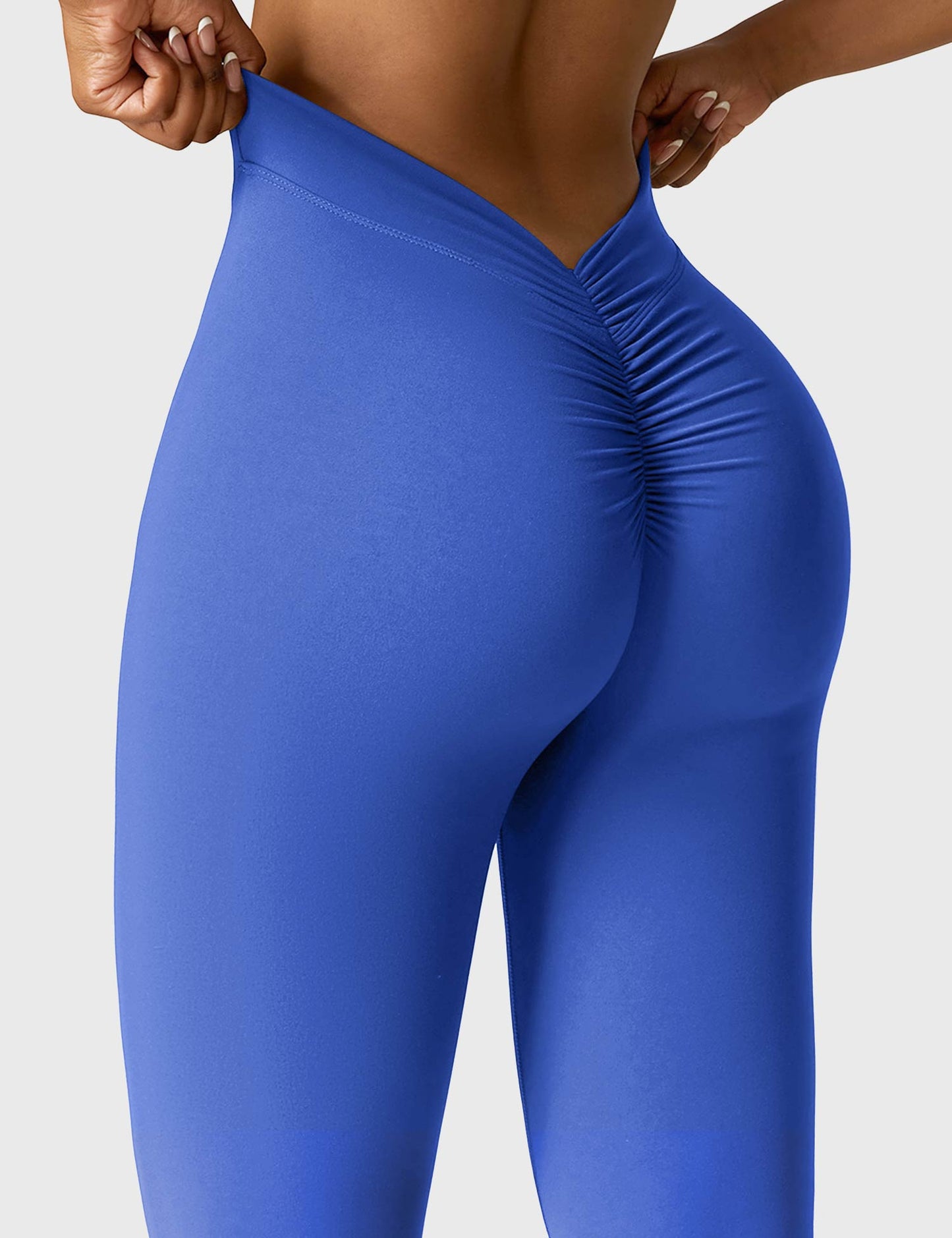 Legging Femme Taille Haute Effet Scrunch Coupe Flare Sculptante