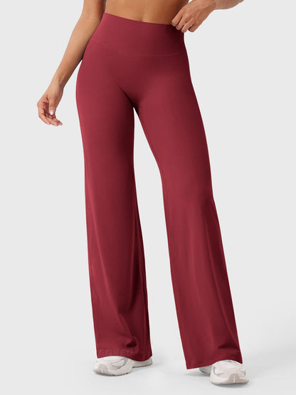 Pantalon Linéaire Haut de Taille pour Femme