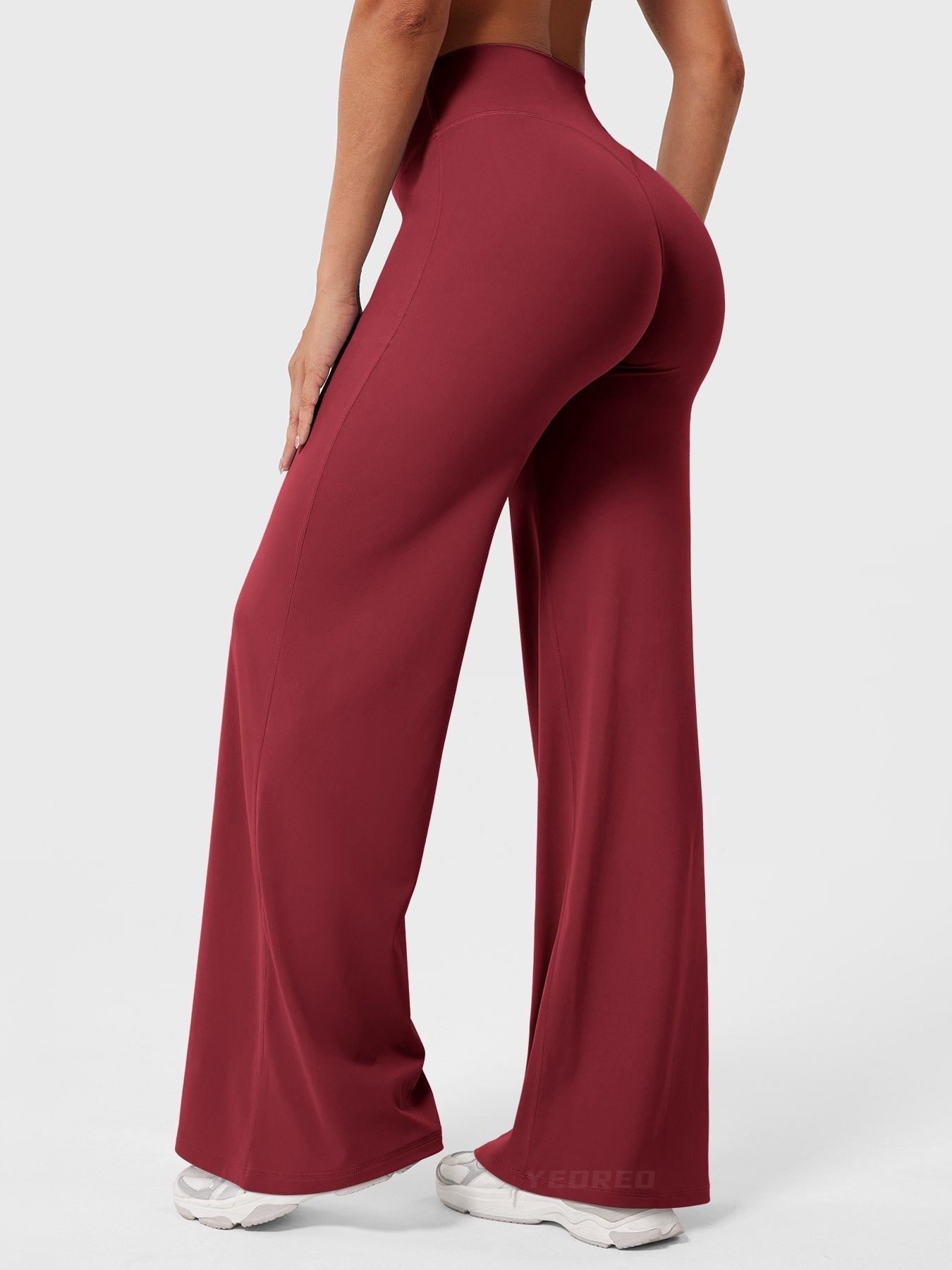 Pantalon Linéaire Haut de Taille pour Femme