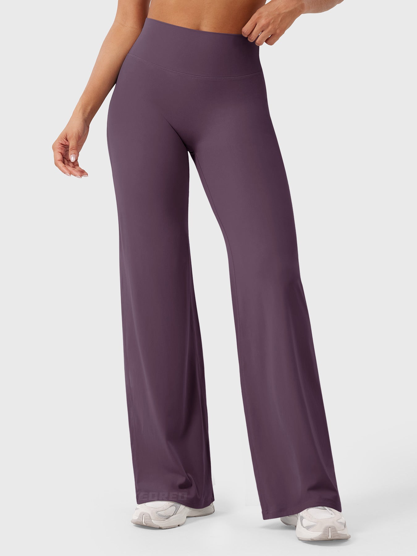 Pantalon Linéaire Haut de Taille pour Femme
