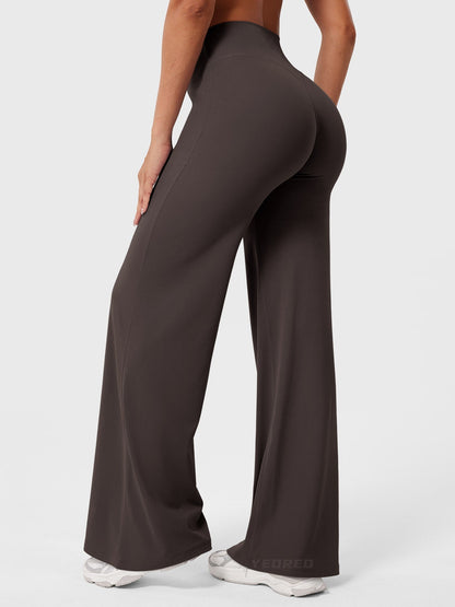 Pantalon Linéaire Haut de Taille pour Femme