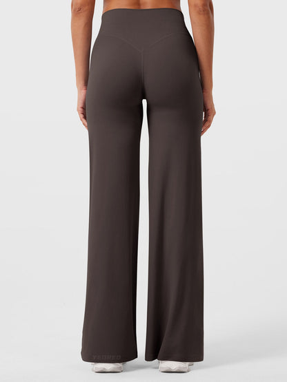 Pantalon Linéaire Haut de Taille pour Femme
