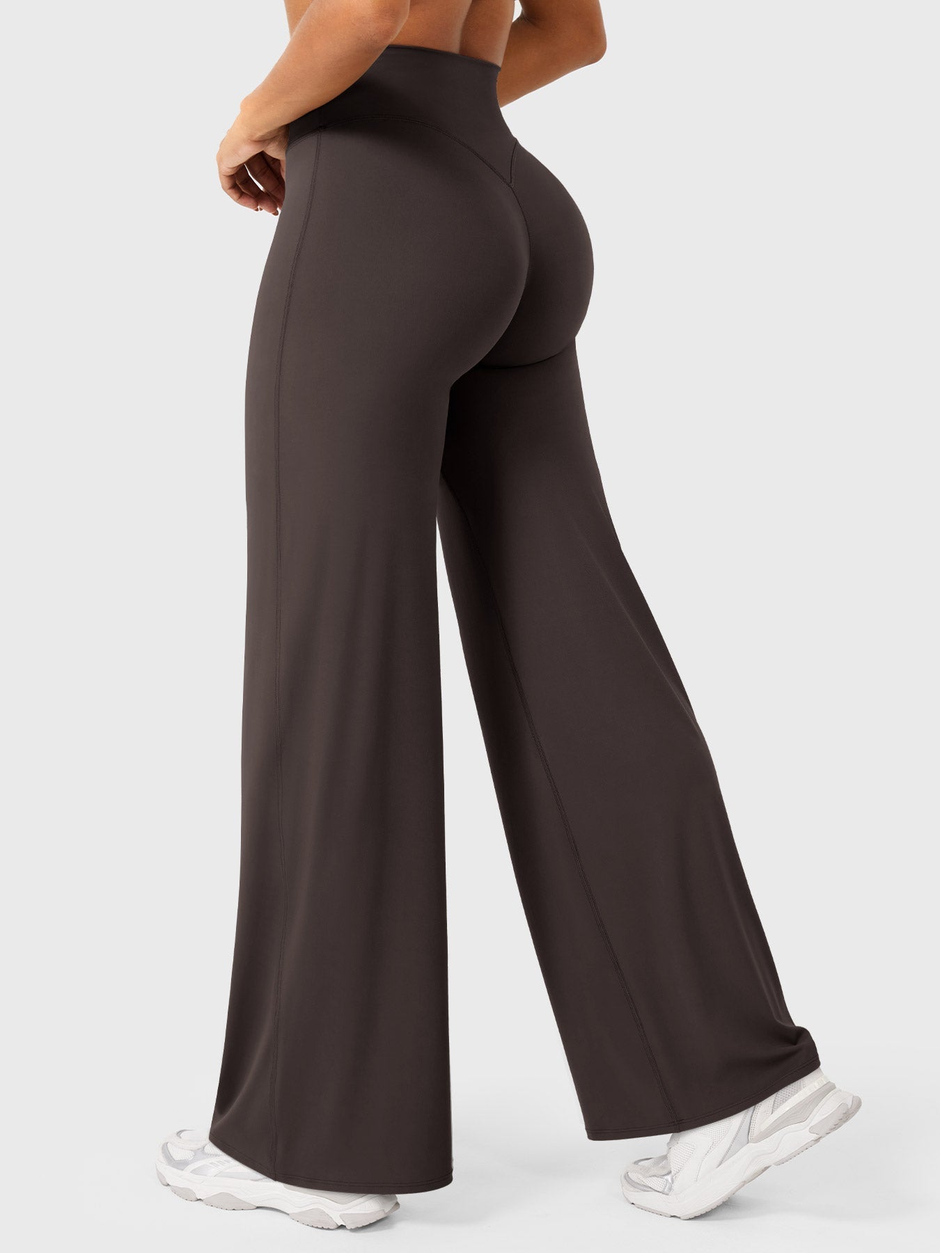Pantalon Linéaire Haut de Taille pour Femme