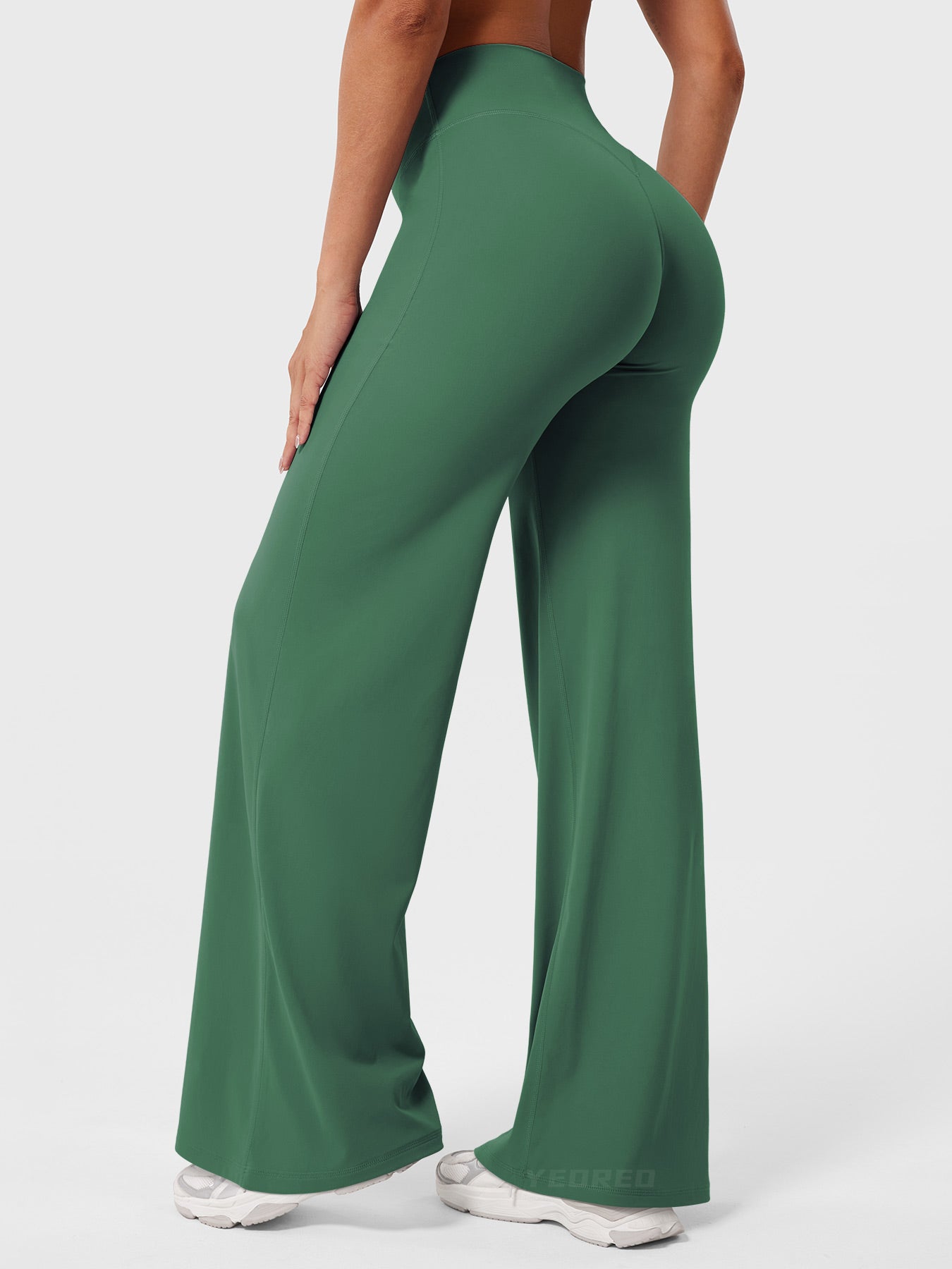 Pantalon Linéaire Haut de Taille pour Femme