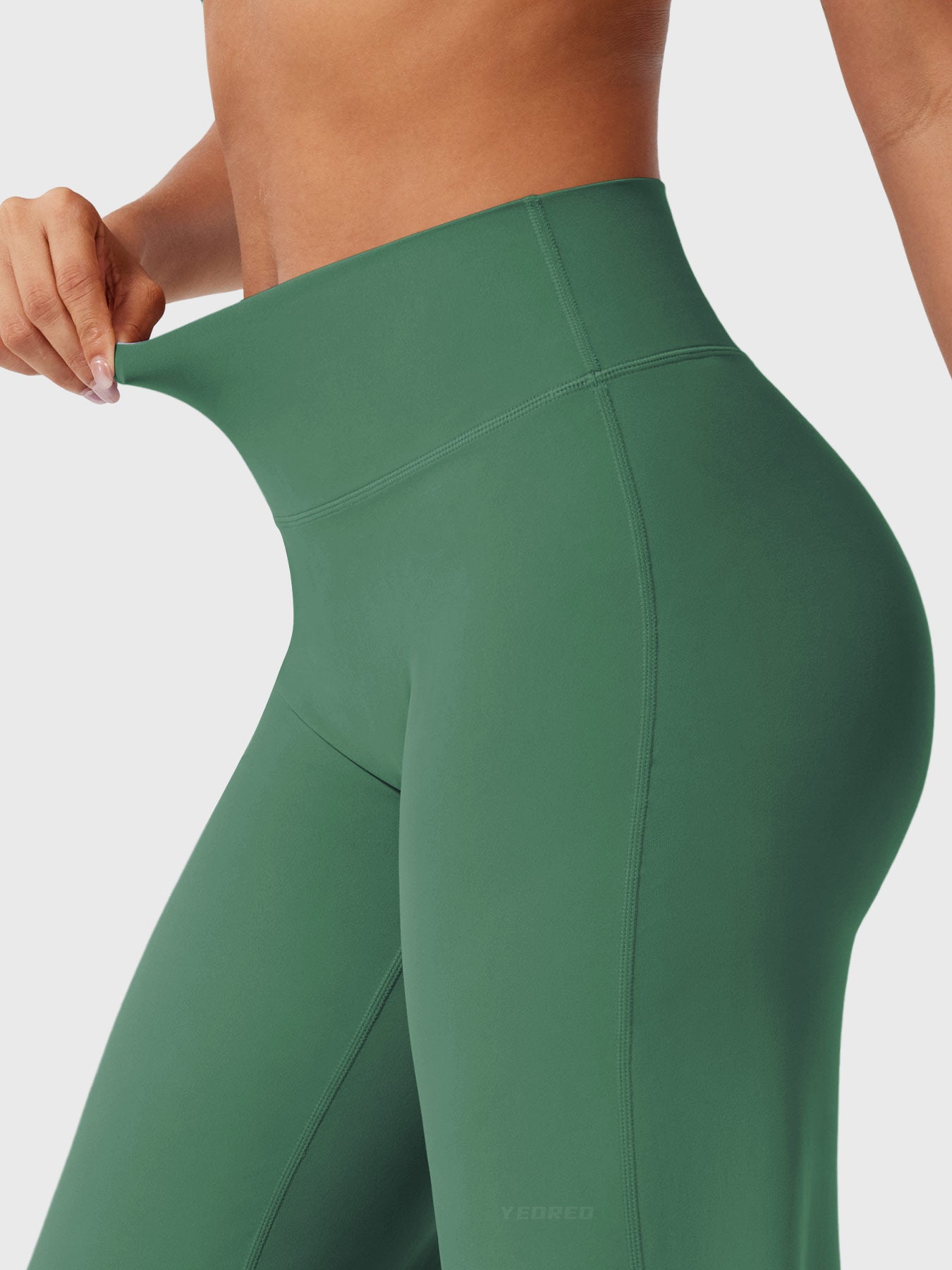 Pantalon Linéaire Haut de Taille pour Femme