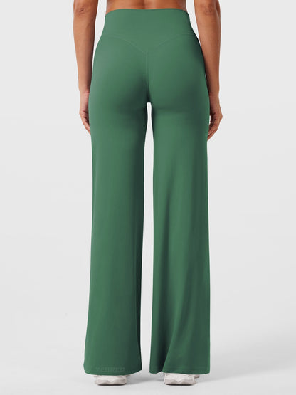 Pantalon Linéaire Haut de Taille pour Femme
