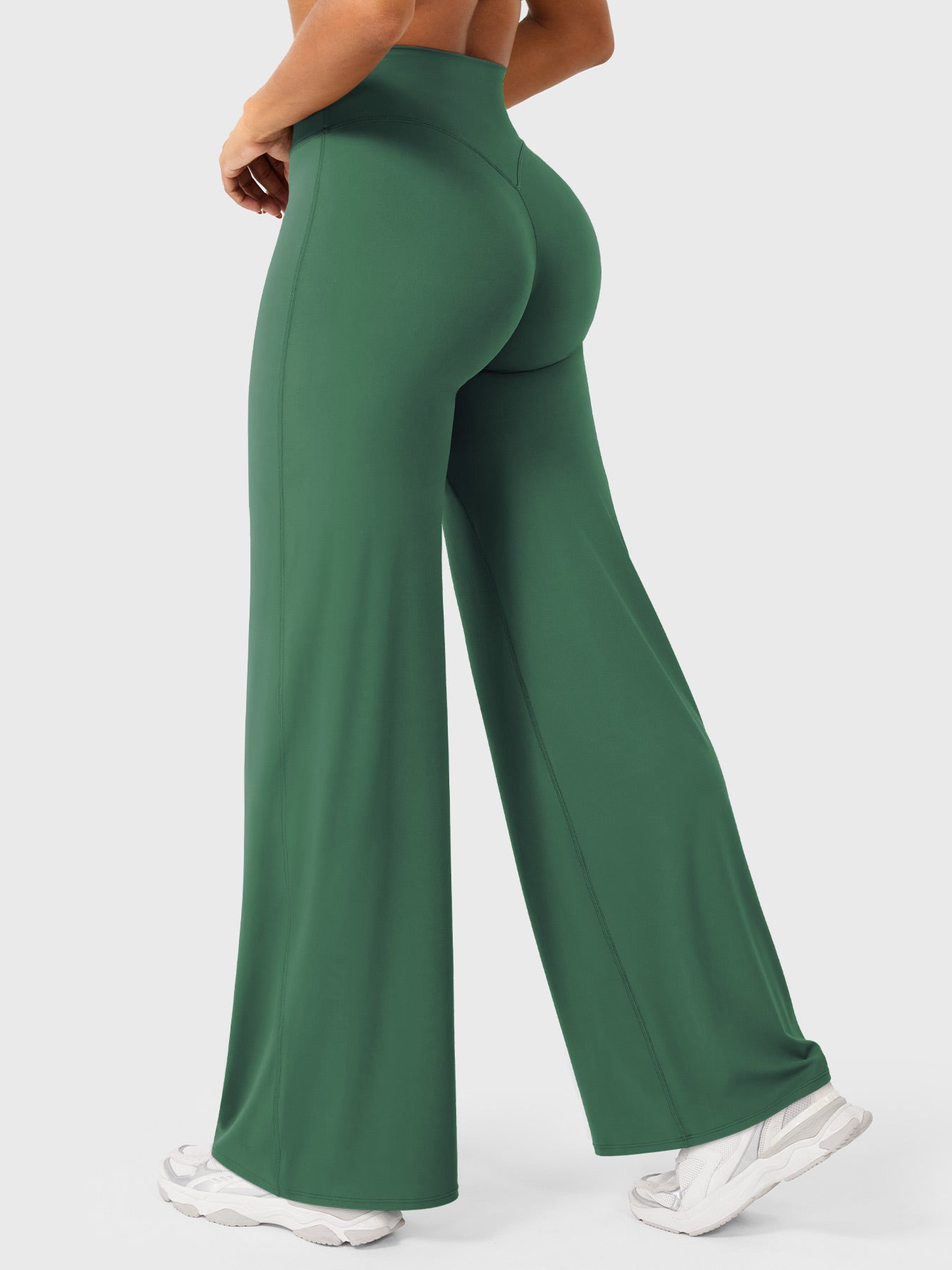 Pantalon Linéaire Haut de Taille pour Femme
