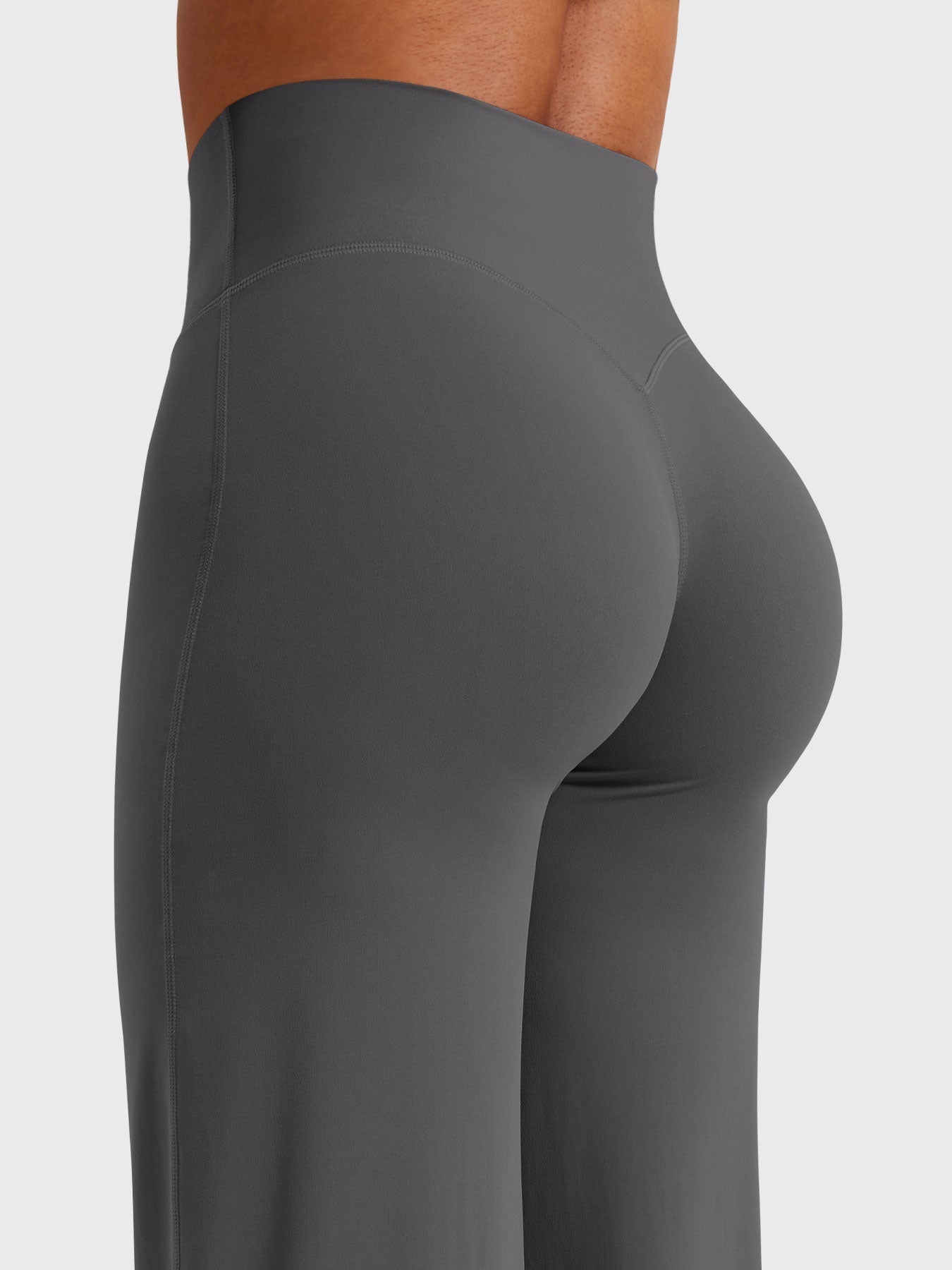 Pantalon Linéaire Haut de Taille pour Femme